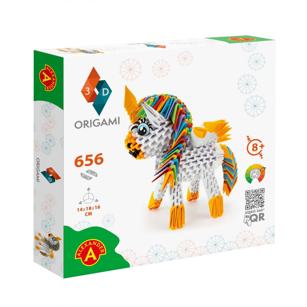 Kit origami 3D - Unicorn | Alexander Toys