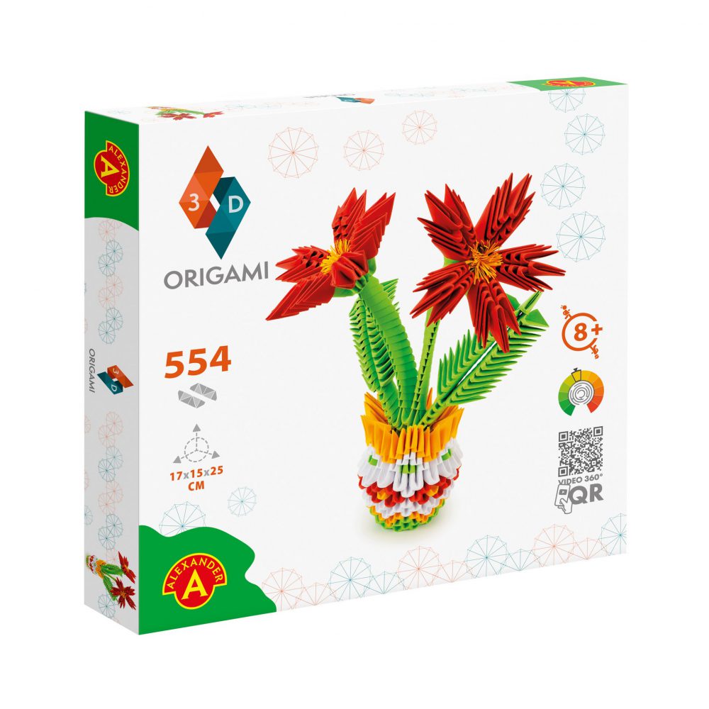 Kit origami 3D - Flowerpot | Alexander Toys - 1 | YEO