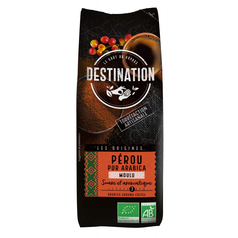 Cafea macinata - Perou Pur Arabica Moulu, 250g