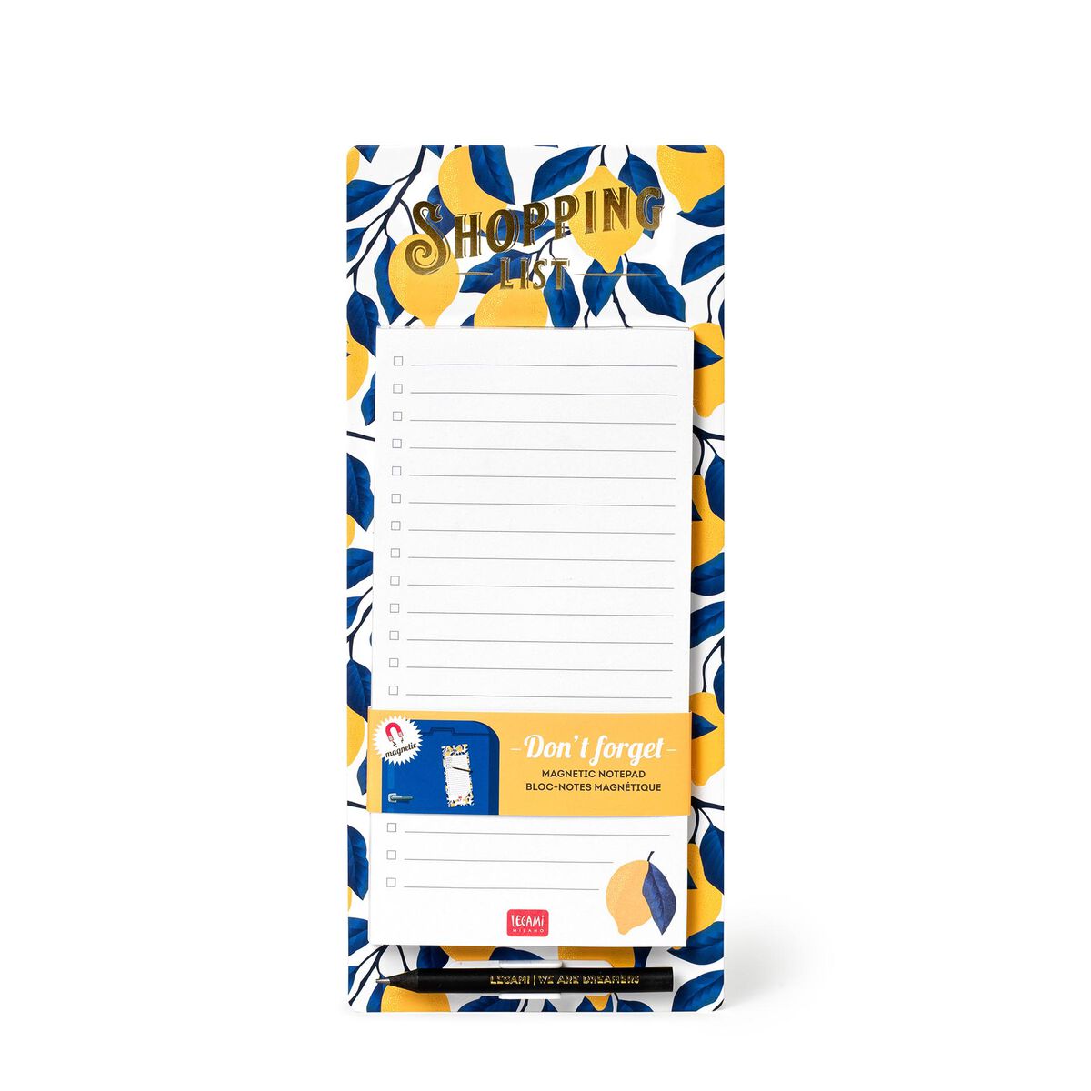 Carnet pentru notite - Magnetic - Don\'t Forget - Lemon | Legami