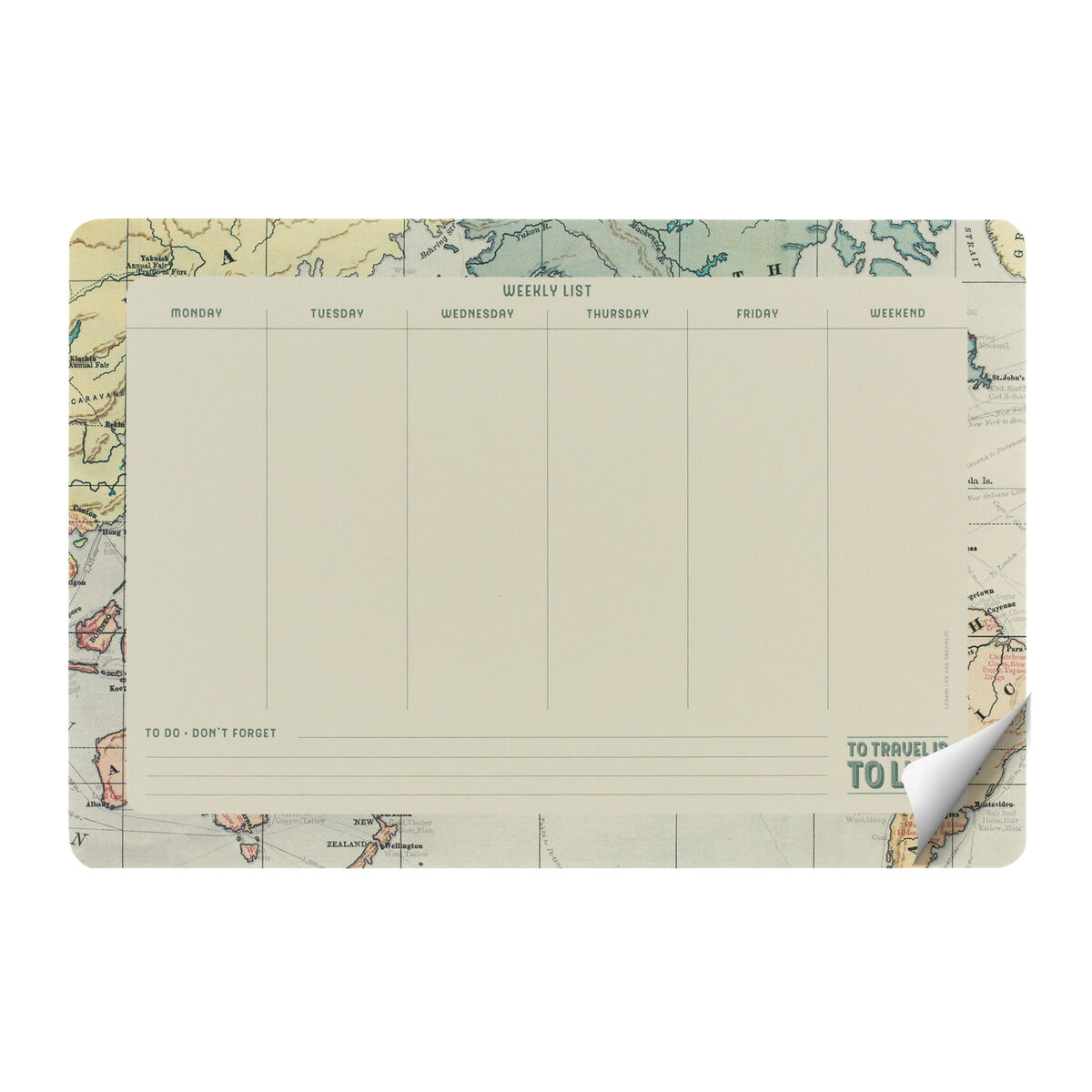 Planner - Smart Notes - Paper Mousepad and Notepad - Travel | Legami