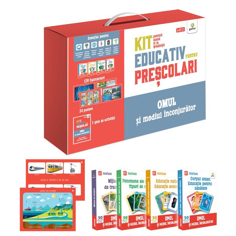 Kit educativ pentru prescolari – Omul si mediul inconjurator | carturesti 2022