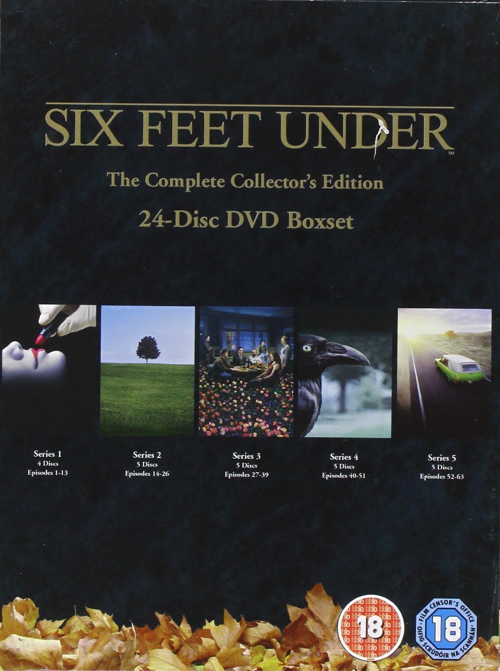 Box set 24 Dvd: Six feet under - The complete seasons 1 to 5 | Rodrigo García, Kathy Bates, Rose Troche, Michael Cuesta, Michael Engler - 6 | YEO