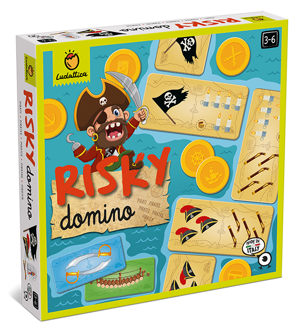 Joc - Risky Domino - Pirati | Ludattica