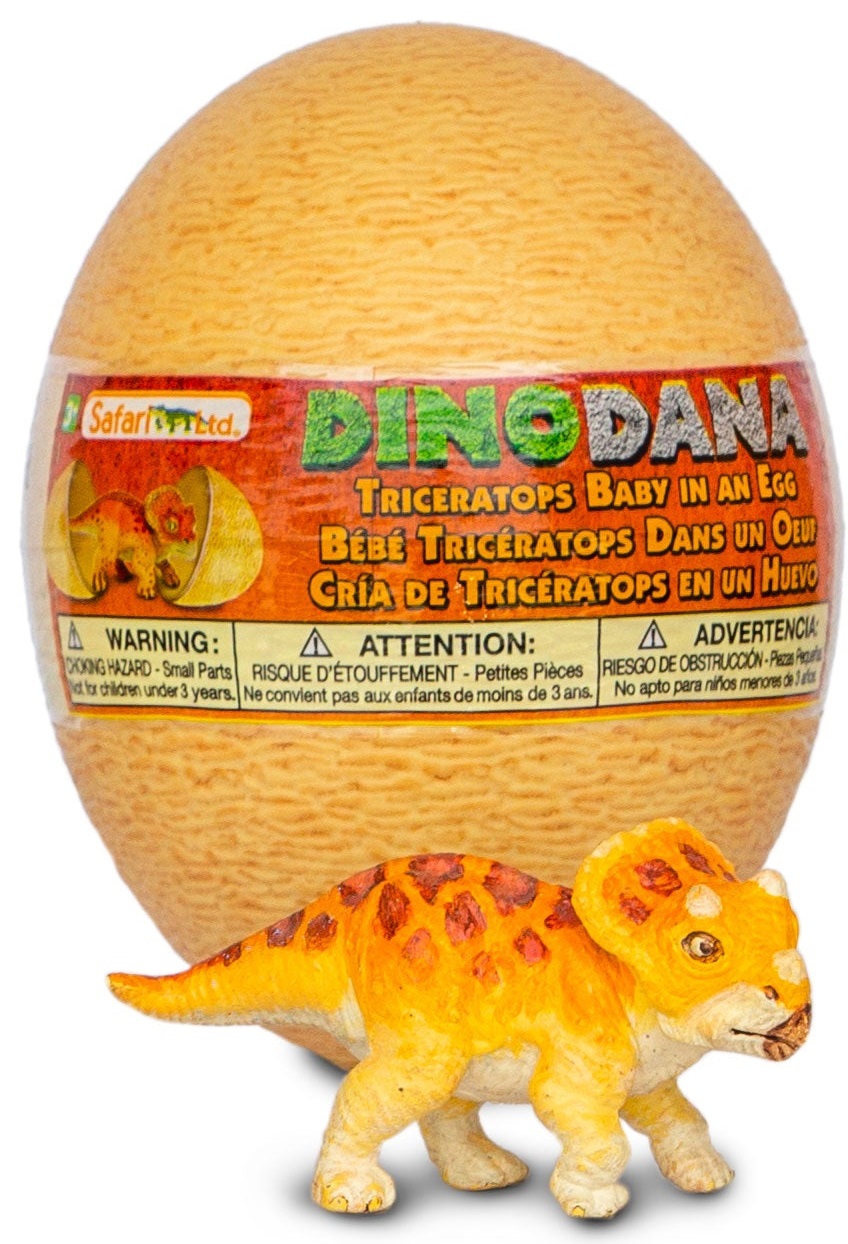 Figurina - Dino Dana Baby Triceratops | Safari - 4 | YEO