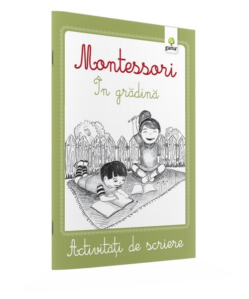 Caiet cu activitati de scriere Montessori – In gradina | carturesti.ro