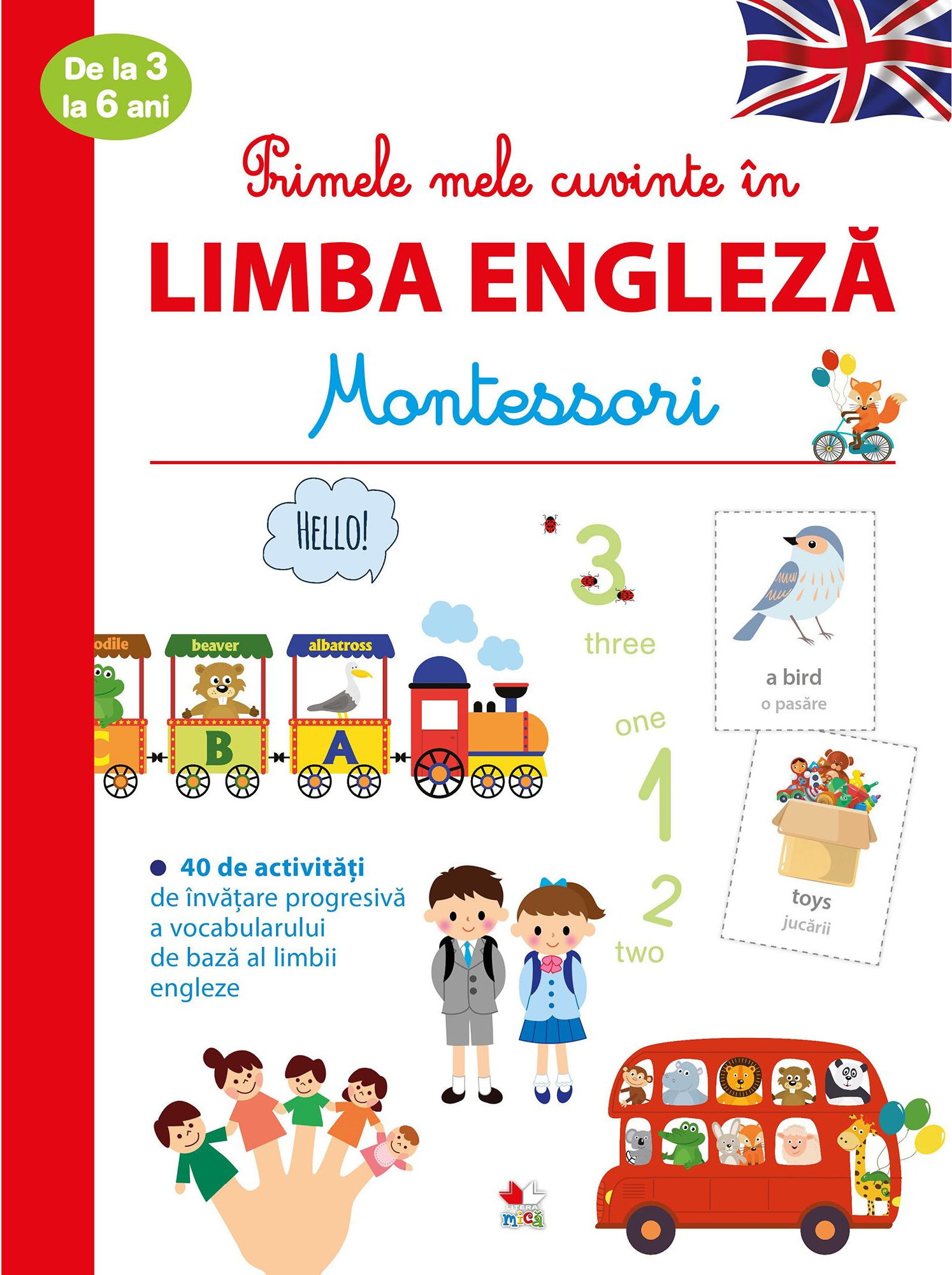 Montessori. Primele mele cuvinte in limba engleza | Delphine Urvoy