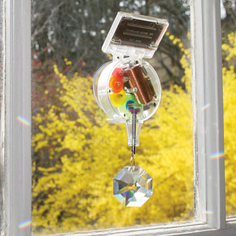 Obiect decorativ - Solar Powered - RainbowMaker with Crystal | Kikkerland - 1 | YEO