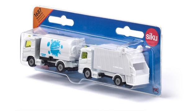 Jucarie - Street Sweeper & Rubbish Truck | Siku - 1 | YEO