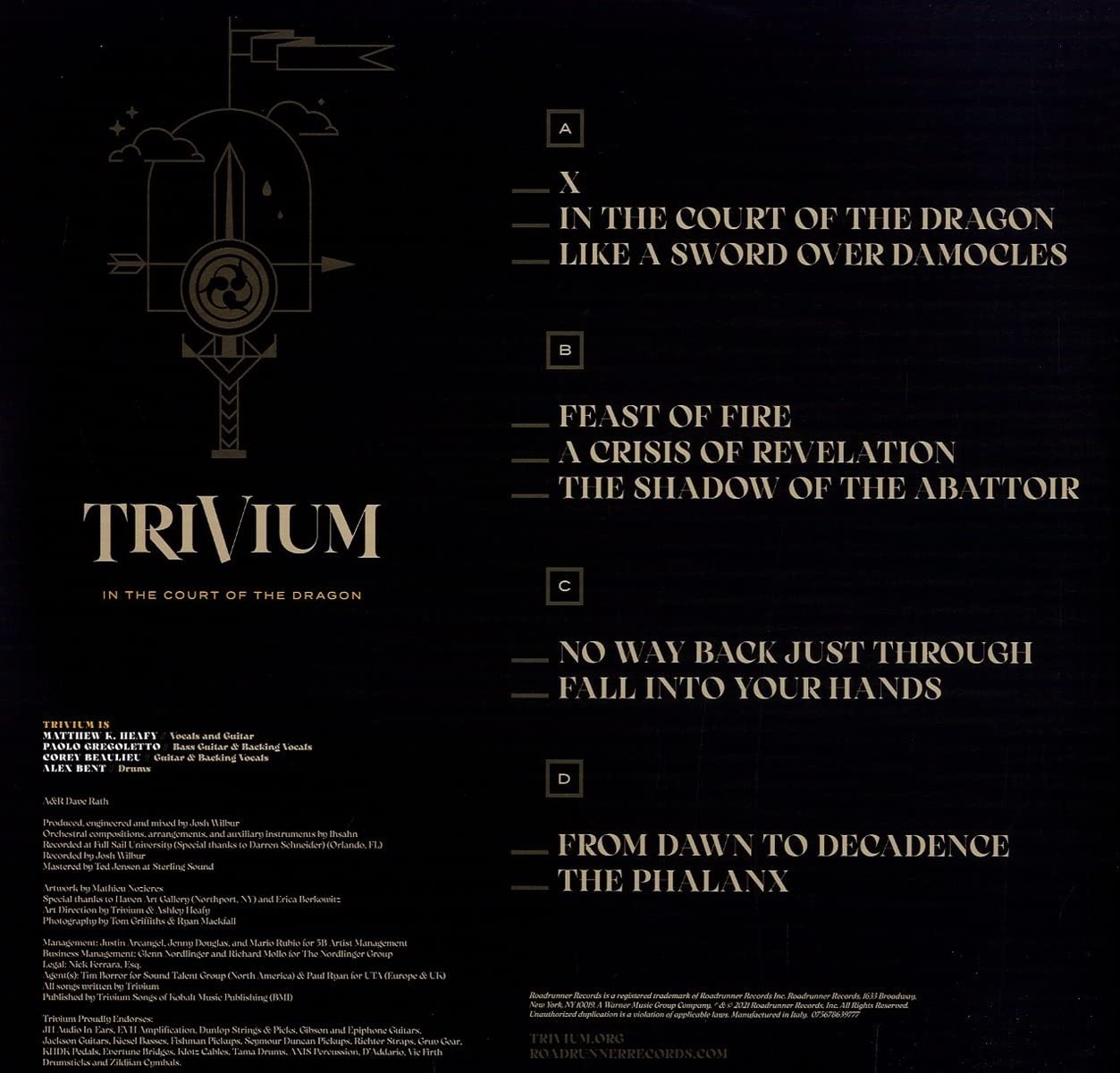 In The Court Of The Dragon (Transparent Yellow Vinyl) | Trivium