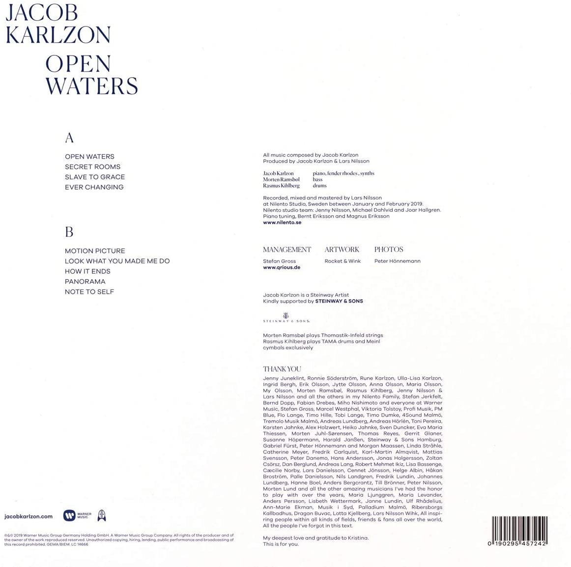 Open Waters - Vinyl | Jacob Karlzon