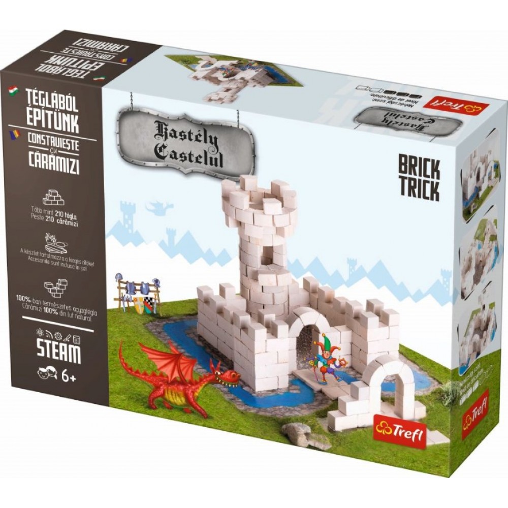 Set de constructie - Brick Trick - Castel din caramidute ceramice | Trefl