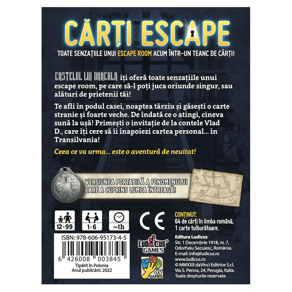 Carti Escape - Castelul lui Dracula | Ludicus - 1 | YEO