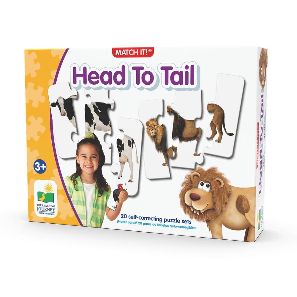 Puzzle educativ - Match It! Head To Tail | The Learning Journey image