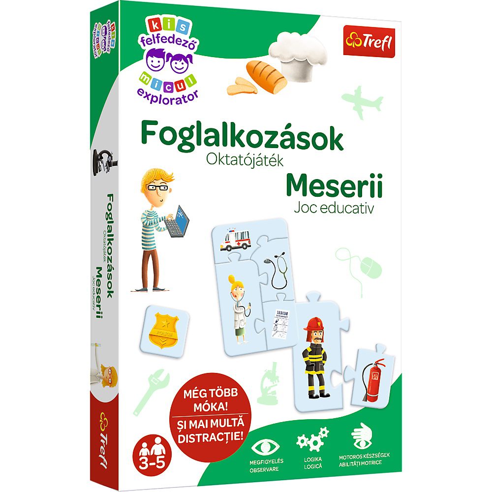 Joc educativ - Meserii in limba romana | Trefl