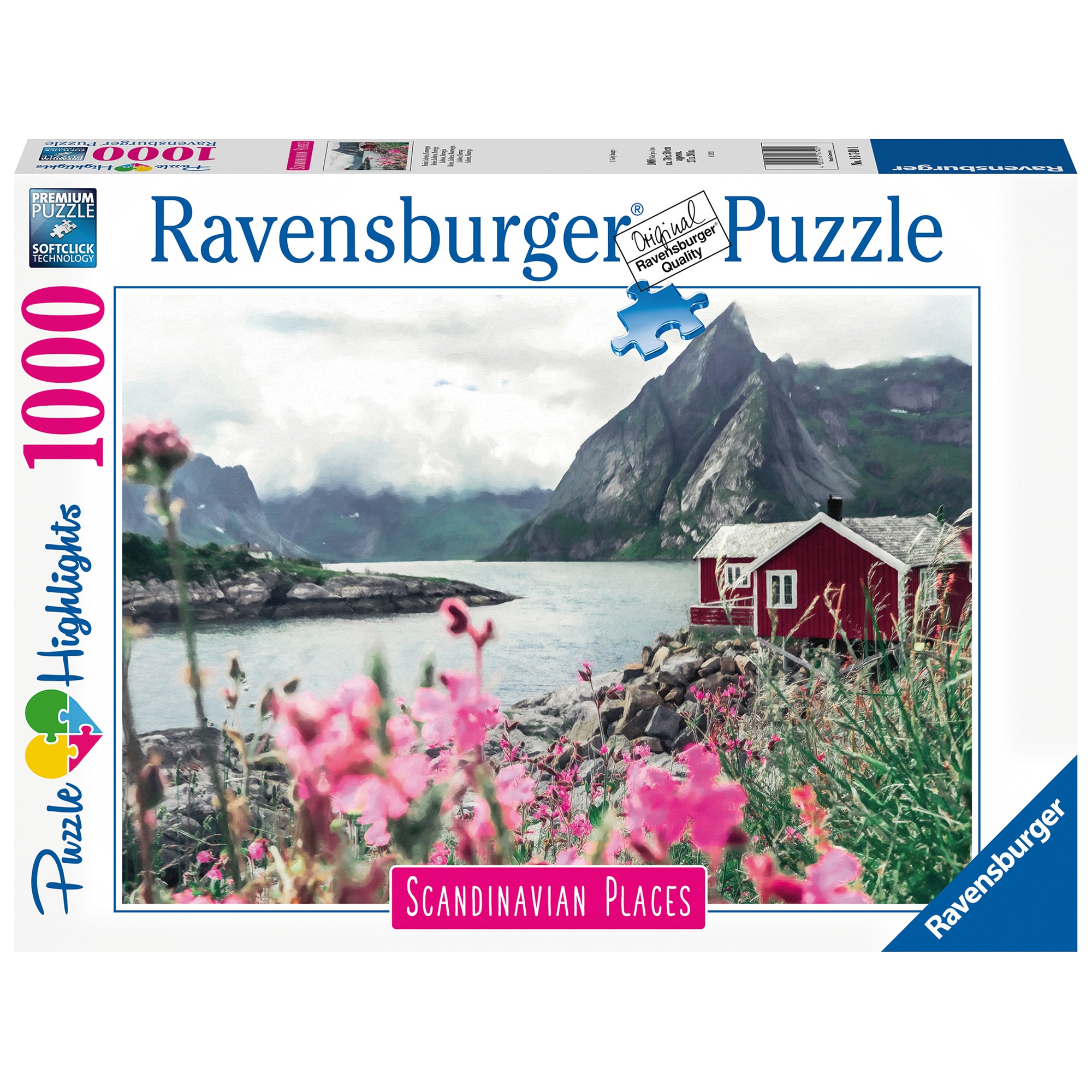 Puzzle 1000 piese - Scandinavian Places - Lofoten Norvegia | Ravensburger