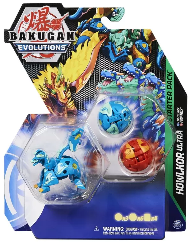 Set 3 jucarii - Bakugan Evolutions S4 - Howlkor Ultra | Spin Master - 1 | YEO