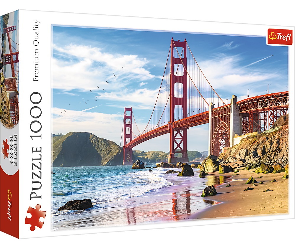 Puzzle 1000 piese - Golden Gate San Francisco | Trefl - 2