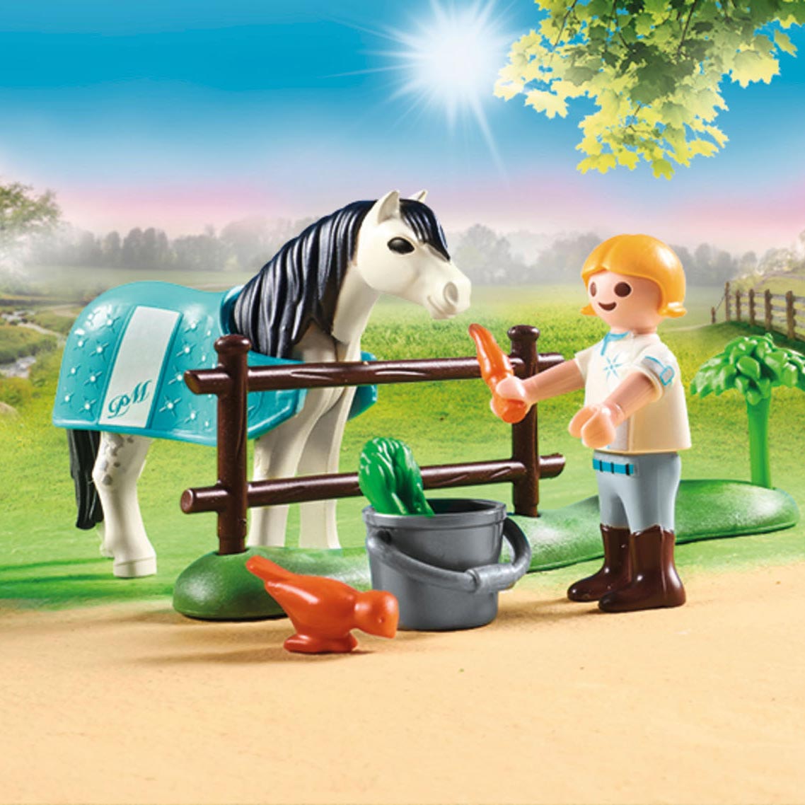 Figurina - Pony Farm - Ponei clasic | Playmobil image3
