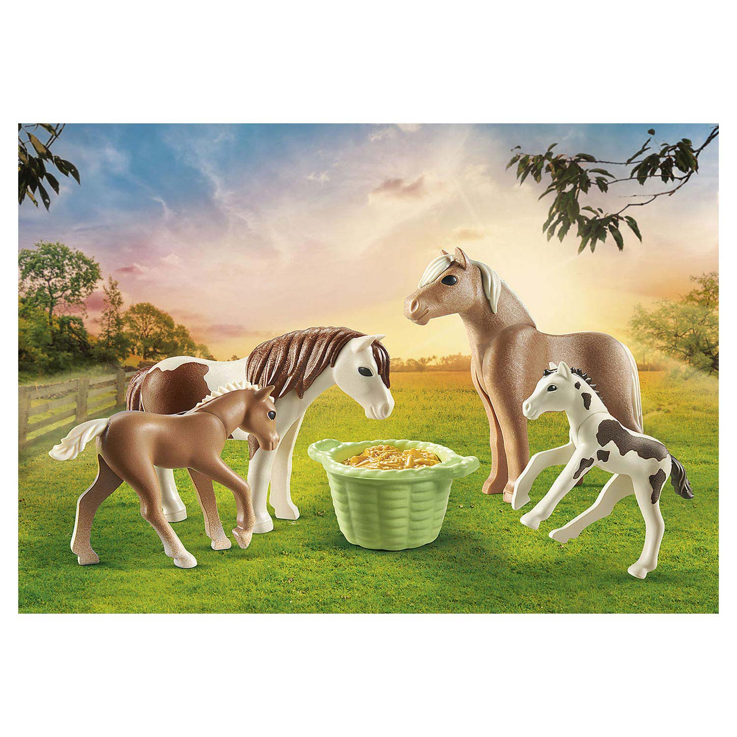 Set figurine - Pony Farm - 2 cai islandezi si manji | Playmobil - 1 | YEO