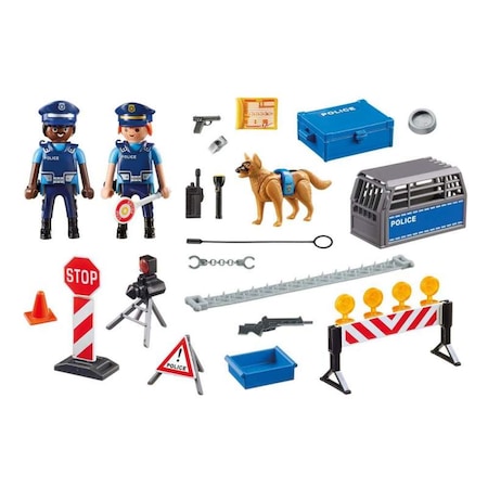 Set jucarii - City Action - Blocaj rutier al Politiei | Playmobil