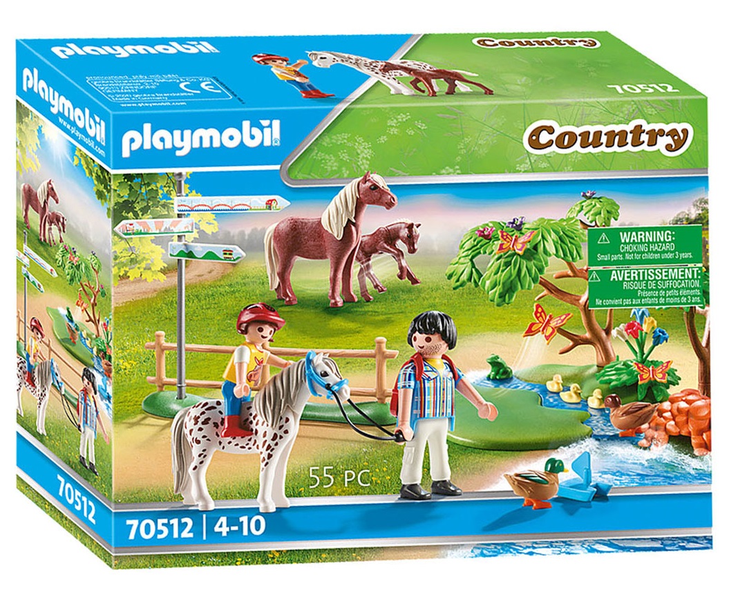 Set jucarii - Pony Farm - Aventura calare pe ponei | Playmobil