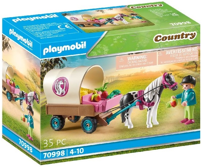 Set jucarii - Pony Farm - Trasura cu ponei | Playmobil - 2 | YEO