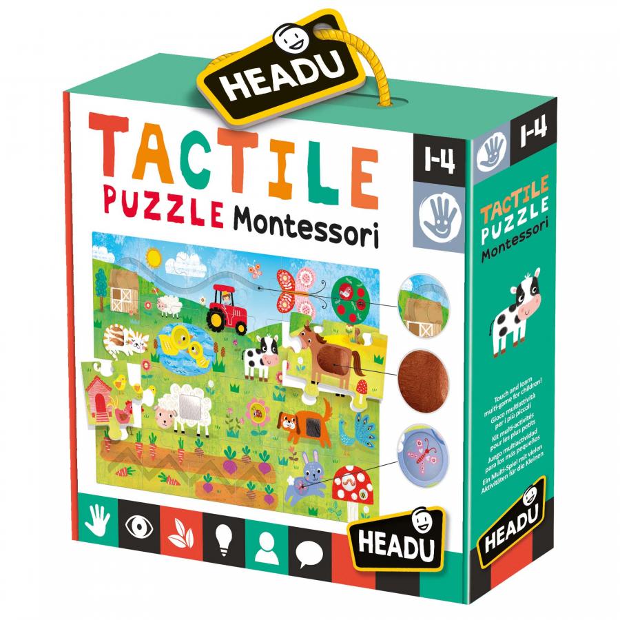 Puzzle tactil - Montessori | Headu