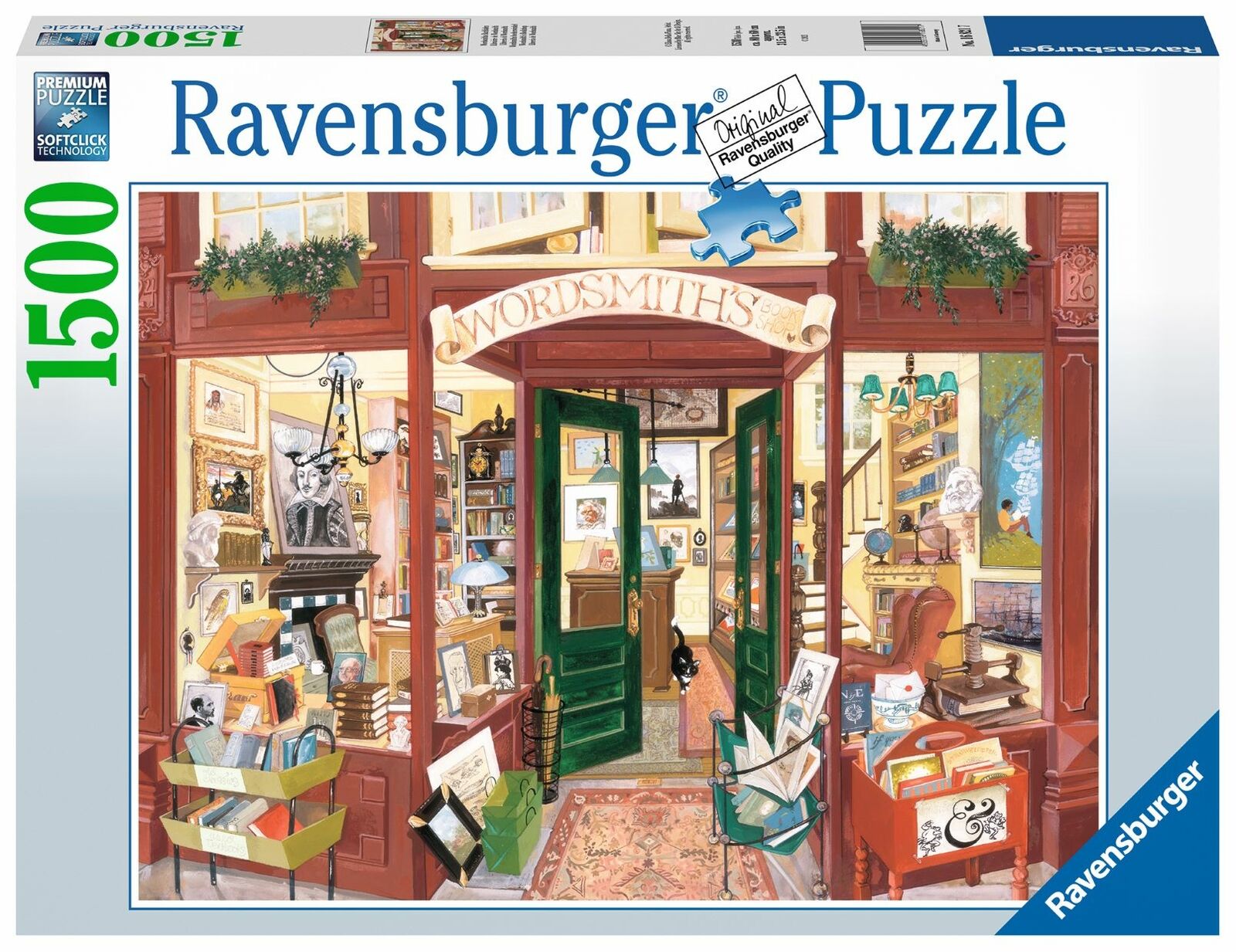Puzzle - Librarie, 1500 piese | Ravensburger