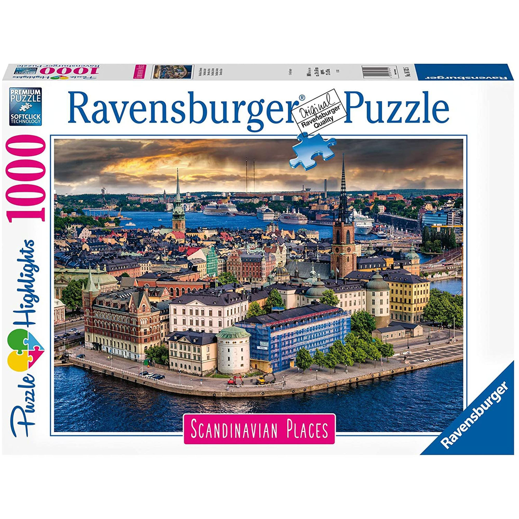 Puzzle - Stockholm Suedia, 1000 piese | Ravensburger