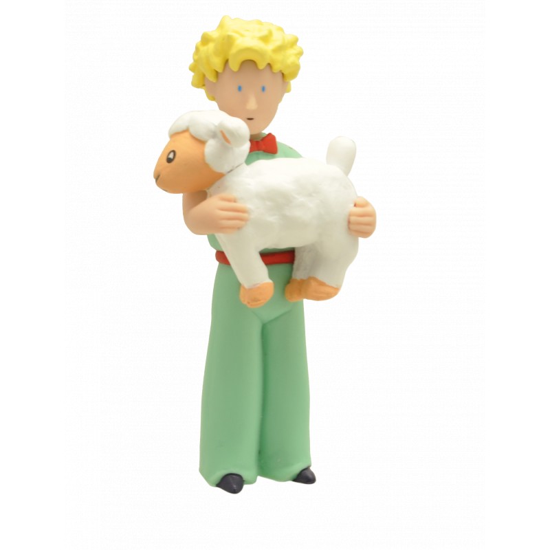 Figurina - The Little Prince & The Sheep, 7cm | Plastoy