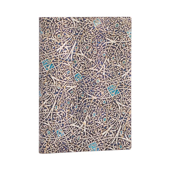 Carnet - Midi, Unlined - Moorish Mosaic - Granada Turquoise | Paperblanks