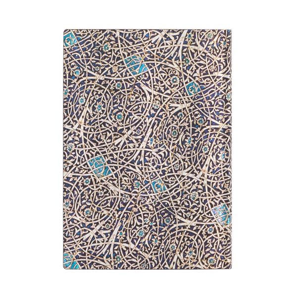 Carnet - Midi, Unlined - Moorish Mosaic - Granada Turquoise | Paperblanks - 1 | YEO