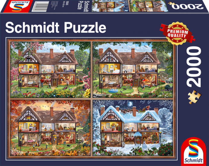 Puzzle 2000 piese - House of Four Seasons | Schmidt