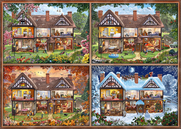 Puzzle 2000 piese - House of Four Seasons | Schmidt