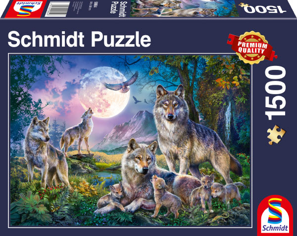 Puzzle 1500 piese - Wolves | Schmidt