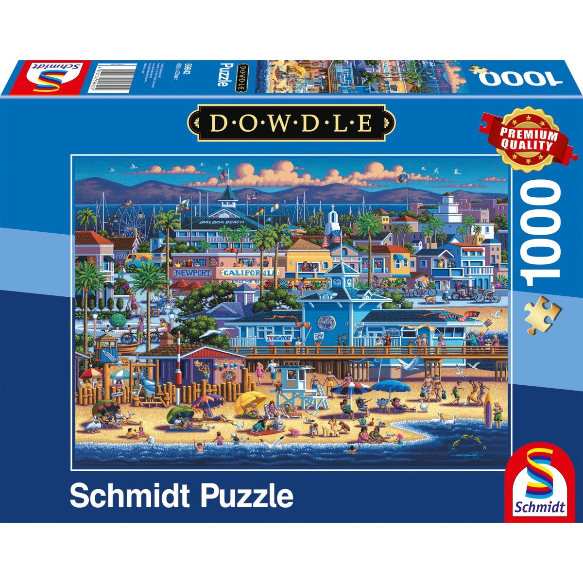 Puzzle 1000 piese - Eric Dowdle - Newport | Schmidt