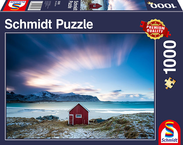 Puzzle 1000 piese - Hut at the Atlantic Coast | Schmidt