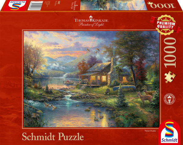 Puzzle 1000 piese - Thomas Kinkade - Nature's Paradise | Schmidt image0