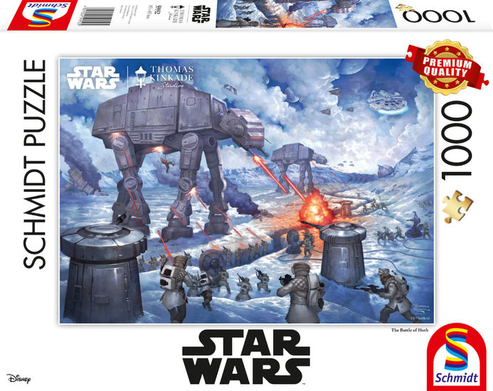 Puzzle 1000 piese - Thomas Kinkade - Star Wars - The Battle of Hoth | Schmidt - 1 | YEO