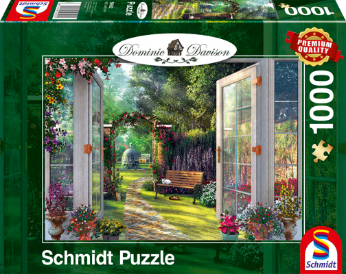Puzzle 1000 piese - Dominic Davison - View of the Enchanted Garden | Schmidt