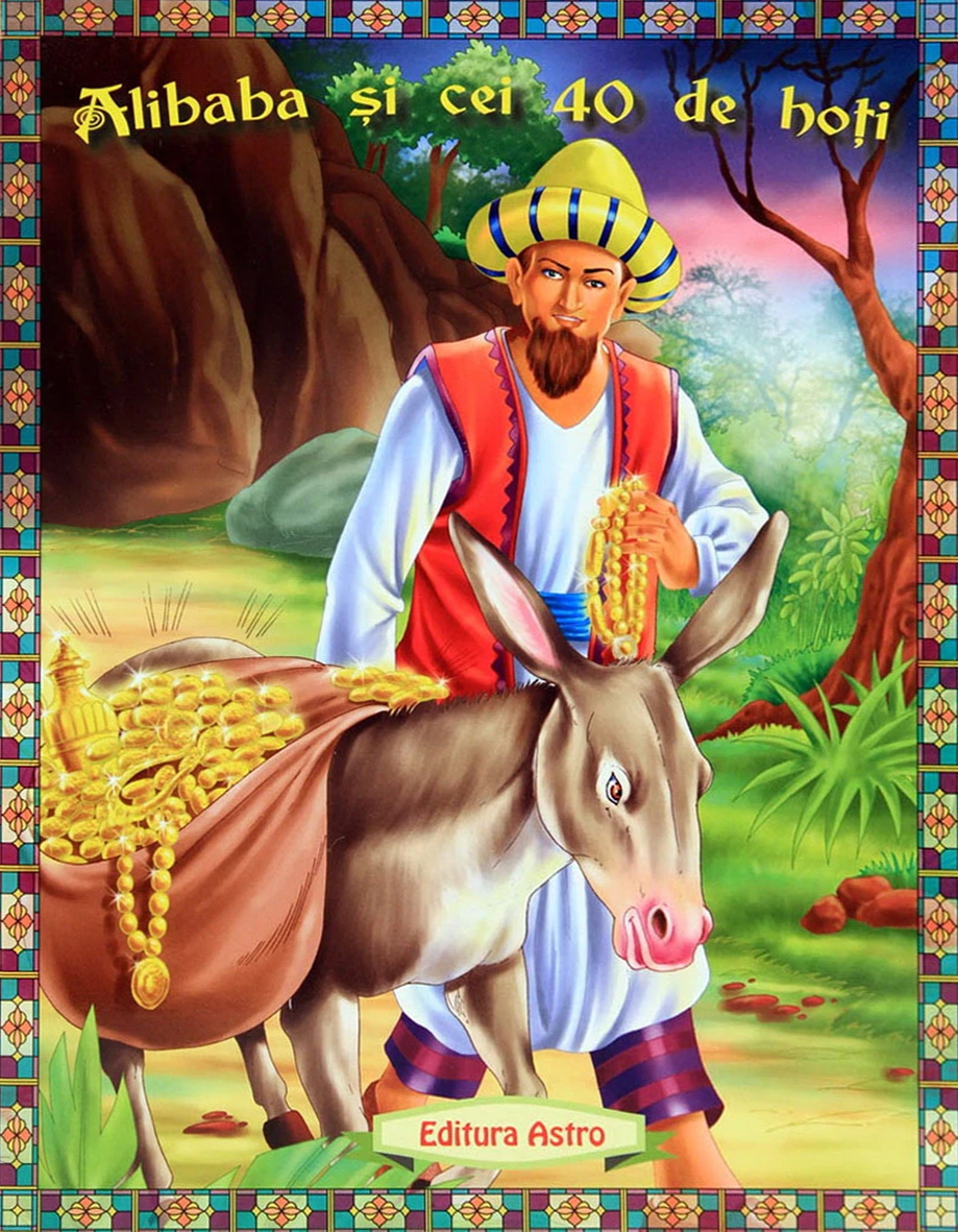 Alibaba si cei 40 de hoti. Colectia ilustrate cu litere mari |