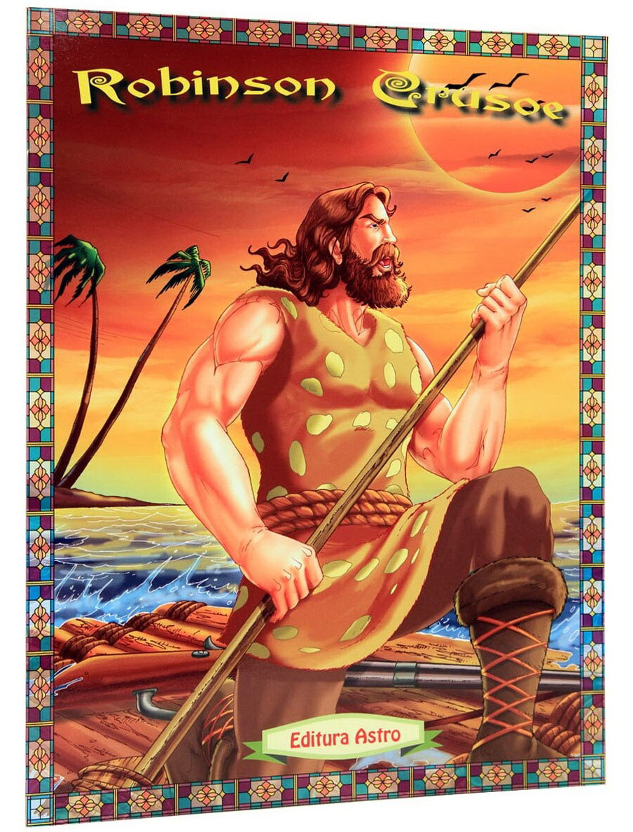 Robinson Crusoe. Colectia ilustrate cu litere mari |