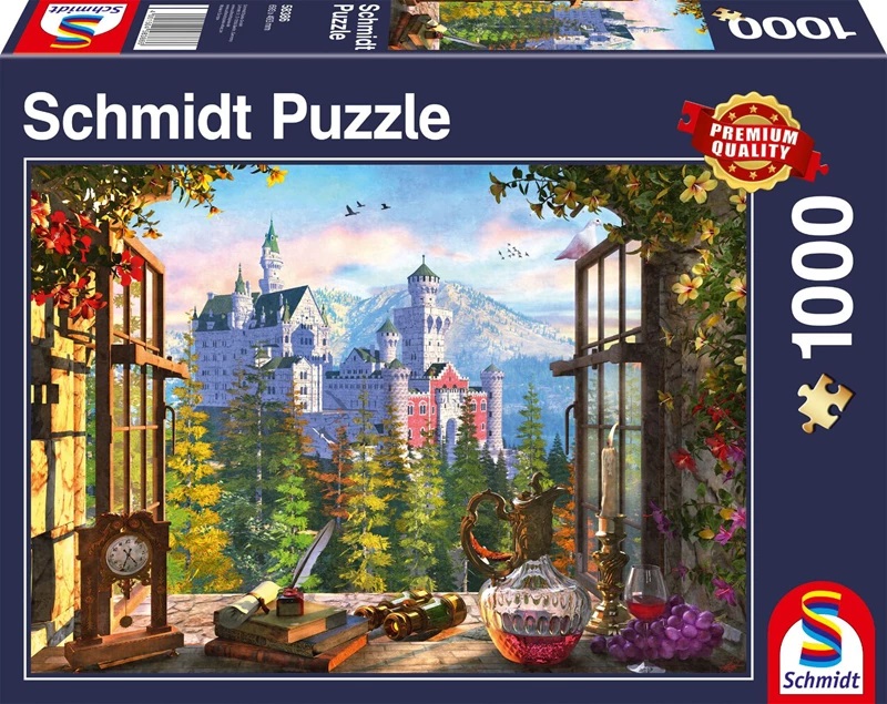 Puzzle 1000 piese - View of the Fairytale Castle | Schmidt
