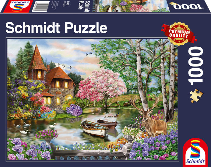 Puzzle 1000 piese - House on the Lake | Schmidt