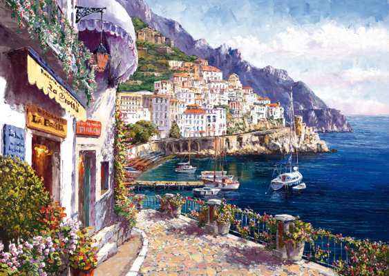 Puzzle 2000 piese - Sam Park - Afternoon in Amalfi | Schmidt - 1