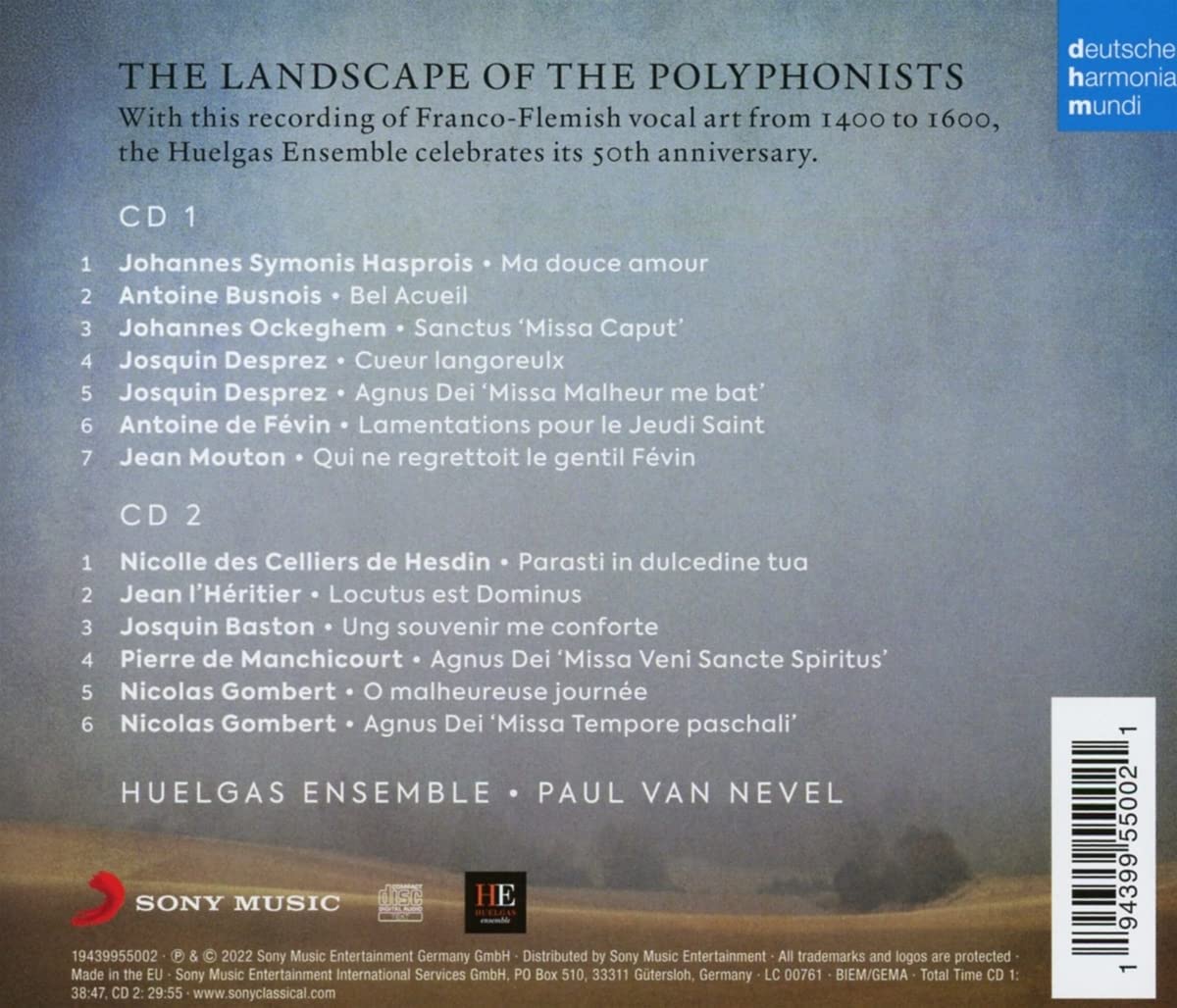 The Landscape Of The Polyphonists | Huelgas Ensemble, Paul Van Nevel