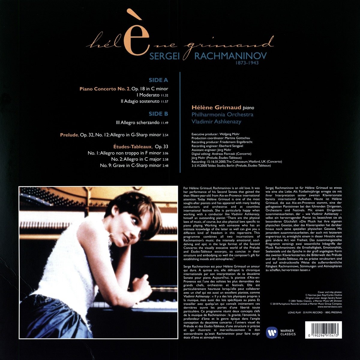Rachmaninov - Piano Concerto No. 2 - Vinyl | Philharmonia Orchestra , Vladimir Ashkenazy , Helene Grimaud