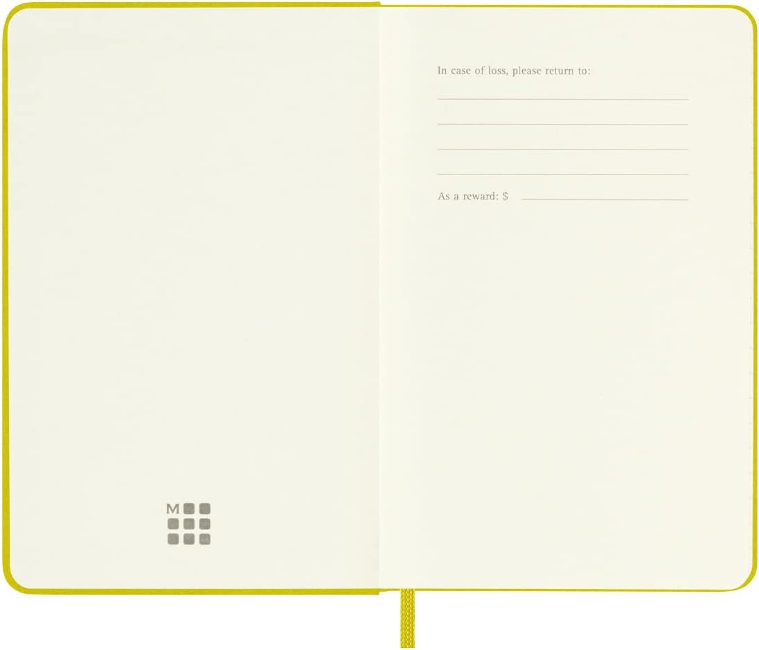 Carnet - Moleskine Classic - Pocket, Silk Hard Cover, Ruled - Hay Yellow | Moleskine - 1 | YEO