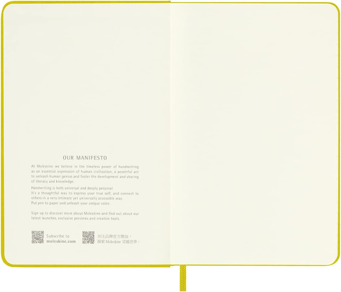 Carnet - Moleskine Classic - Pocket, Silk Hard Cover, Ruled - Hay Yellow | Moleskine - 2 | YEO